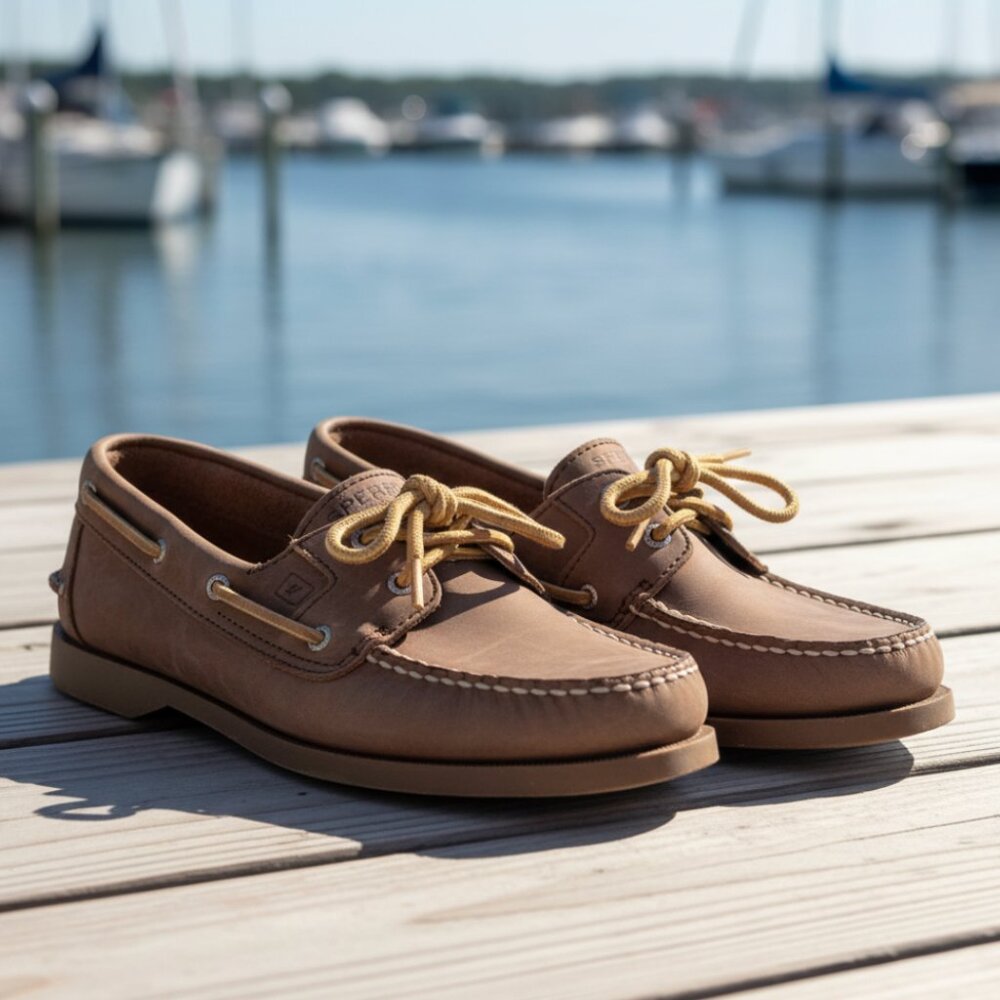 Sperry boys Top Sider Boat Shoes 1.5 excellent condition